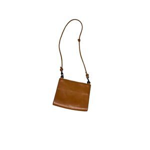 & Other Stories Cognac Leather Magnetic Closure Crossbody